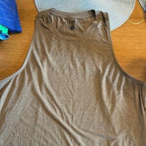 NOBULL Brown Tank Top Athletic Fit